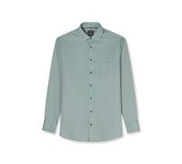 OLYMP Herren Oberhemd Langarm 124614,Einfarbig,470 Modern Fit 26,New Kent,grün 45,42