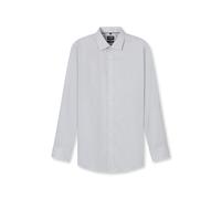 OLYMP Hemd Herren Regular Fit Langarm Kent-Kragen Baumwolle braun, 42