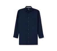 Businesshemd OLYMP "OLYMP Luxor, modern fit, New Kent", Jungen, Gr. 43, Normaler Arm, marine, 100% Baumwolle, Hemden (39385117-43) marine