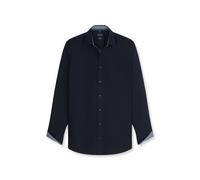 Businesshemd OLYMP "OLYMP Luxor, Modern Fit, New Kent", Herren, Gr. 44, Normaler Arm, marine, 100% Baumwolle, Hemden (85361035-44) marine