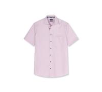 Businesshemd OLYMP "OLYMP Luxor, modern fit, New Kent", Herren, Gr. 45, Normaler Arm, mauve, 100% Baumwolle, Hemden (85833450-45) mauve