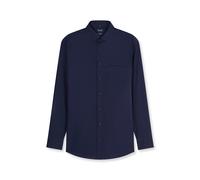 OLYMP Herren Businesshemd Luxor Langarm – Einfarbig, Modern Fit, New Kent – Indigo 96, Größe 46