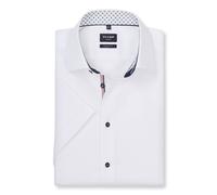 Businesshemd OLYMP "OLYMP Luxor, modern fit, New Kent", Herren, Gr. 47, Normaler Arm, weiß, 100% Baumwolle, Hemden (50567125-47) weiß