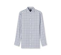 OLYMP Luxor Modern Fit Hemd bleu, Kariert