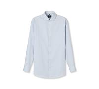 Businesshemd OLYMP "OLYMP Luxor, modern fit, Royal Kent", Herren, Gr. 40, Normaler Arm, silbergrau, 100% Baumwolle, Hemden (68962458-40) silbergrau