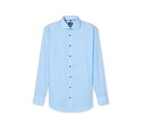 OLYMP Luxor Modern Fit Hemd bleu, Gestreift