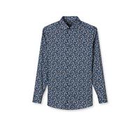 OLYMP Luxor Modern Fit Hemd marine, Blumen