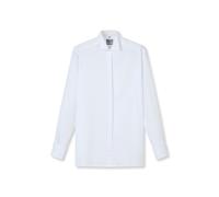 OLYMP Soiré Comfort Fit Galahemd weiss, Einfarbig