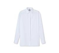 OLYMP Hemd Herren Comfort Fit Umschlagmanschetten Baumwolle weiß, 48