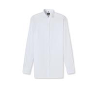 OLYMP Smokinghemd Herren Slim Fit Umschlagmanschetten,Extra langer Arm Baumwolle weiß, 48