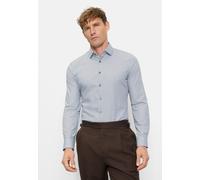 Businesshemd OLYMP "OLYMP No. Six 24/Seven, super slim, Modern Kent", Herren, Gr. 42, Normaler Arm, nougat, 64% Baumwolle, 27% Polyester, 9% Elasthan, Hemden (95183138-42) nougat