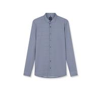 Businesshemd OLYMP "OLYMP No. Six 24/Seven, Super Slim, Modern Kent", Herren, Gr. 43, Normaler Arm, blau (marine), 86% Polyamid, 14% Elasthan, Hemden (30525821-43) marine