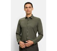 Businesshemd OLYMP "OLYMP No. Six 24/Seven, super slim, Urban Kent", Herren, Gr. 39, Normaler Arm, grün, 92% Baumwolle, 8% Elasthan, Hemden (69674145-39) grün
