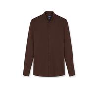 Businesshemd OLYMP "OLYMP No. Six 24/Seven, Super Slim, Urban Kent", Herren, Gr. 40, Normaler Arm, braun (nougat), 92% Baumwolle, 8% Elasthan, Hemden (43318434-40) nougat
