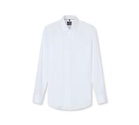 OLYMP Hemd Herren No. Six – Extra Slim Fit, Baumwoll-Stretch, Umschlagmanschetten – Weiß Größe 39