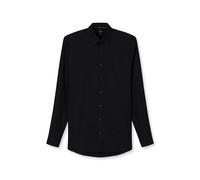 OLYMP No. Six Hemd Herren Super Slim Fit Baumwolle schwarz Kent, 38