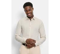 Businesshemd OLYMP "OLYMP No. Six, super slim, Kent", Damen, Gr. 41, Normaler Arm, beige, 97% Baumwolle, 3% Elastolefin, Hemden Businesshemd (38283455-41)