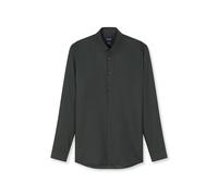 Businesshemd OLYMP "OLYMP No. Six, Super Slim, Kent", Herren, Gr. 38, Normaler Arm, grau (grau, grün), 97% Baumwolle, 3% Elastolefin, Hemden (84475155-38) grau, grün