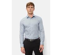 Businesshemd OLYMP "OLYMP No. Six, Super Slim, Kent", Herren, Gr. 41, Normaler Arm, marine, 97% Baumwolle, 3% Elastolefin, Hemden (30088000-41) marine