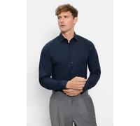 OLYMP No. Six Super Slim Hemd kobalt, Einfarbig