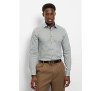 Businesshemd OLYMP "OLYMP No. Six, super slim, New York Kent", Damen, Gr. 38, Normaler Arm, grau, grün, 97% Baumwolle, 3% Elastolefin, Hemden Businesshemd (59910606-38)