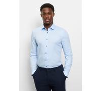 Businesshemd OLYMP "OLYMP No. Six, super slim, New York Kent", Herren, Gr. 39, Normaler Arm, bleu, 97% Baumwolle, 3% Elastolefin, Hemden (90037002-39) bleu