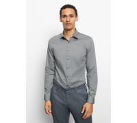 Businesshemd OLYMP "OLYMP No. Six, super slim, New York Kent", Herren, Gr. 40, Normaler Arm, grau, grün, 97% Baumwolle, 3% Elastolefin, Hemden (82770219-40) grau, grün