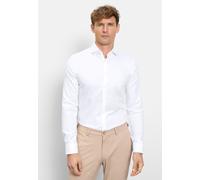 Businesshemd OLYMP "OLYMP No. Six, super slim, Royal Kent", Herren, Gr. 36, Normaler Arm, weiß, 97% Baumwolle, 3% Elastolefin, Hemden (95384300-36) weiß