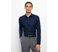 Businesshemd OLYMP "OLYMP No. Six, super slim, Royal Kent", Herren, Gr. 37, Normaler Arm, marine, 97% Baumwolle, 3% Elastolefin, Hemden (51967742-37) marine