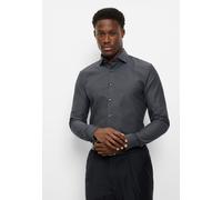 Businesshemd OLYMP "OLYMP No. Six, super slim, Royal Kent", Herren, Gr. 40, Normaler Arm, anthrazit, 97% Baumwolle, 3% Elastolefin, Hemden (54113944-40) anthrazit