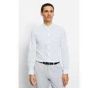 Businesshemd OLYMP "OLYMP No. Six, super slim, Stehkragen", Herren, Gr. 40, Normaler Arm, weiß, 100% Baumwolle, Hemden (27914314-40) weiß