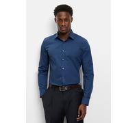 OLYMP Herrenhemd No. 6 Super Slim Fit Langarm Blau Größe 40