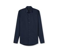 OLYMP Herren Businesshemd Langarm No.Six,Einfarbig,super Slim,Urban Kent,Marine 18,42