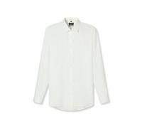 Businesshemd OLYMP "OLYMP No. Six, Super Slim, Urban Kent", Herren, Gr. 44, Normaler Arm, weiß (hellbeige), 97% Baumwolle, 3% Elastolefin, Hemden (77726460-44) hellbeige