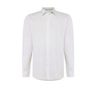 Businesshemd PIERRE CARDIN "Pierre Cardin Hemd", Herren, Gr. 44, N-Gr, weiß, Obermaterial: 100% Baumwolle CO., gepunktet, regular fit, Hemden, mit Allover-Print (43144235-44) weiß
