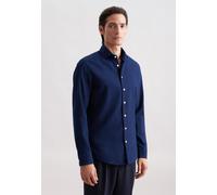 Seidensticker Casual Hemd Herren Slim Fit Baumwolle blau, 39