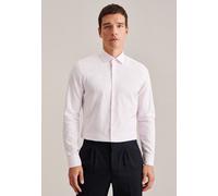 Businesshemd SEIDENSTICKER "Regular", Herren, Gr. M39, normale Ärmellängen, rosa (rosé), 100% Baumwolle, gestreift, regular fit, 2-Knopf-Manschette, Hemden Businesshemd, Regular 1/1 Kentkragen Streife