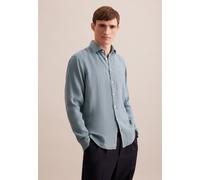 Seidensticker Business Hemd Herren Regular Fit Leinen grün, 44