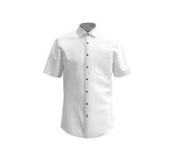 Businesshemd SEIDENSTICKER "Regular", Herren, Gr. XL44, normale Ärmellängen, weiß, 100% Baumwolle, unifarben, regular fit, gerader Abschluss, Hemden, Regular Kurzarm Kentkragen Uni (51361244-44) weiß