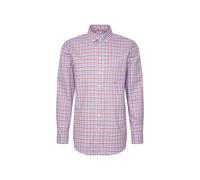 Businesshemd SEIDENSTICKER "Regular", Herren, Gr. XXL (45), normale Ärmellängen, rot, 100% Baumwolle, kariert, regular fit, 2-Knopf-Manschette, Hemden, Regular 1/1 Button-Down-Kragen Karo (38931548-45