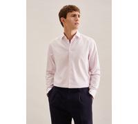 Businesshemd SEIDENSTICKER "Schwarze Rose", Herren, Gr. 3XL48, normale Ärmellängen, rosa (rosé), 100% Baumwolle, gestreift, regular fit, 2-Knopf-Manschette, Hemden, Regular 1/1 Kentkragen Gestreift (9