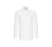 Businesshemd SEIDENSTICKER "Schwarze Rose", Herren, Gr. 42, normale Ärmellängen, ecru, 100% Baumwolle, unifarben, tailored fit, 2-Knopf-Manschette, Hemden, Shaped 1/1 Kentkragen Uni (93978864-42) ecru