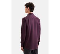 Businesshemd SEIDENSTICKER "Schwarze Rose", Herren, Gr. 4XL (50), normale Ärmellängen, lila (weinrot), 100% Baumwolle, unifarben, comfort fit, 2-Knopf-Manschette, Hemden, Comfort 1/1 Kentkragen Uni (2