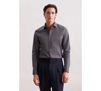 Seidensticker Business Hemd Herren Slim Fit Baumwolle braun, 41