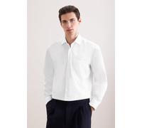 Seidensticker Herren Business-Hemd Regular Fit Bügelfrei Kent Kragen Langarm 100% Baumwolle