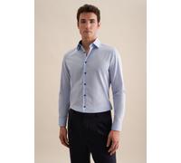 Seidensticker Herren Mens Slim Patch Longsleeve Cotton Shirt, Hellblau(693690), 42 EU