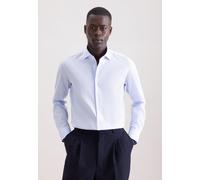 Seidensticker Slim Fit Hemd hellblau, Strukturiert