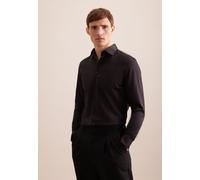 Seidensticker Herren Business Hemd, Schwarz, 52