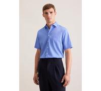 Seidensticker Herren Mens Regular Shortsleeve Businesshemd, Mittelblau(003001), 42 EU