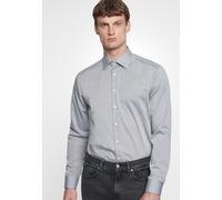 Seidensticker Hemd Herren Regular Fit Baumwolle Grau Größe 42